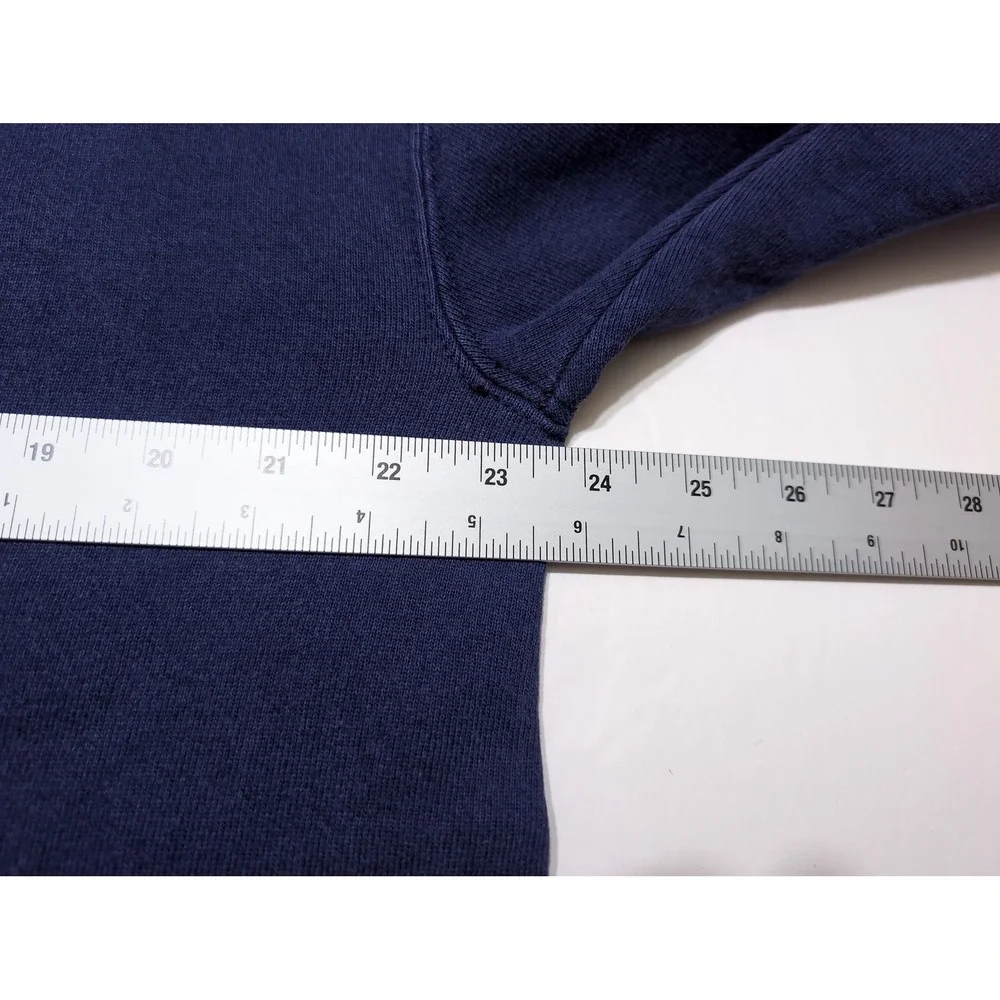 POLO RALPH LAUREN Sweatshirt Mens Large Navy Blue Excellent Vintage Made in USA
